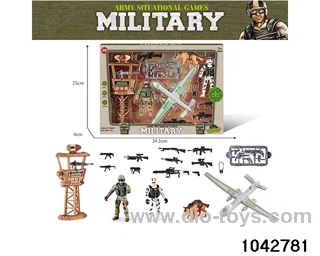 Military sets in window box