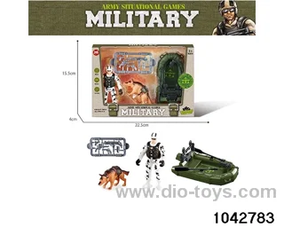 Military sets in window box