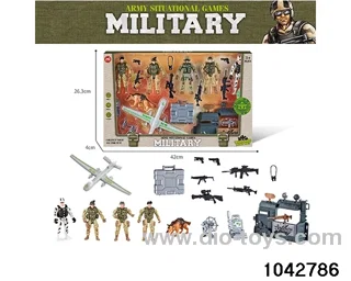 Military sets in window box
