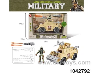 Military sets in window box