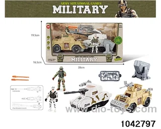 Military sets in window box