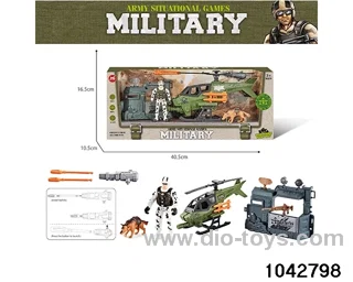 Military sets in window box
