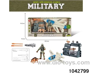 Military sets in window box