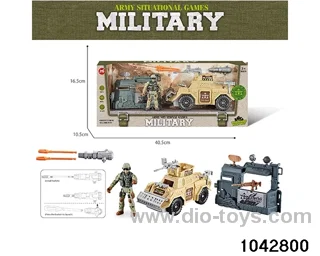 Military sets in window box