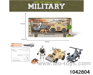 Military sets in window box