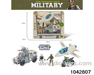 Military sets in window box