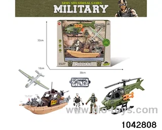 Military sets in window box