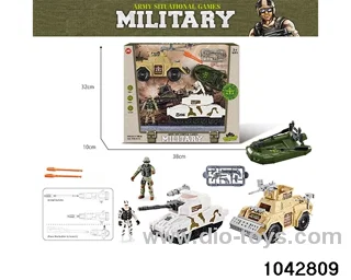 Military sets in window box