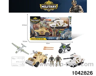 Military sets in window box