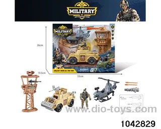Military sets in window box
