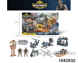Military sets in window box
