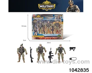 Military sets in clam shell