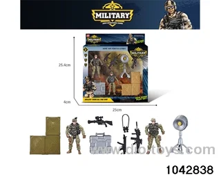 Military sets in window box