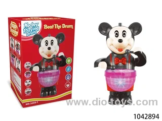 electric play drum mouse in color box