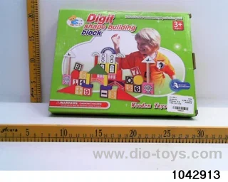 Wooden puzzles in color box
