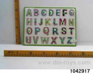Wooden puzzles in Plastic film