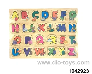 Wooden puzzles in Plastic film