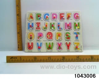 Wooden puzzles in Plastic film