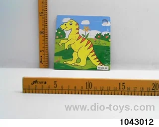 Wooden puzzles in Plastic film
