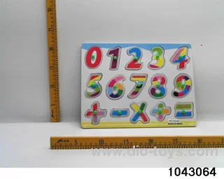 Wooden puzzles in Plastic film