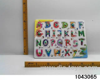 Wooden puzzles in Plastic film