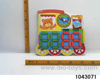 Wooden puzzles in Plastic film