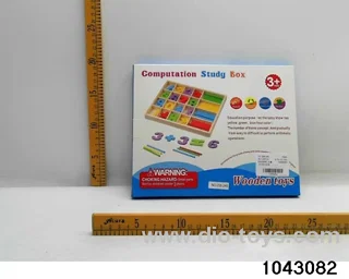Wooden puzzles in color box