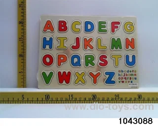 Wooden puzzles in Plastic film
