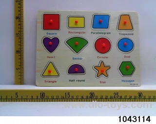 Wooden puzzles in Plastic film