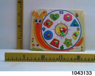 Wooden puzzles in Plastic film