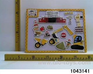 magnetic puzzle in Plastic film