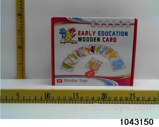 Wooden puzzles in color box