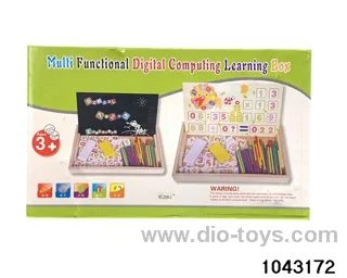 Wooden puzzles in color box