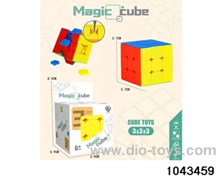 Rubik's cube in color box