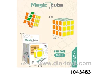 Rubik's cube in color box