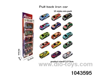 Alloy return car in window box