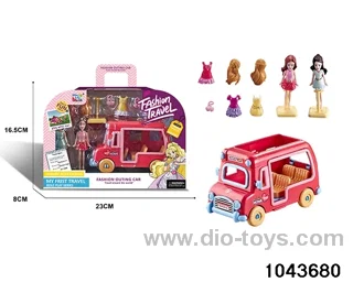 doll car in color box