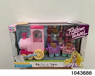 doll playhouse car toy in color box