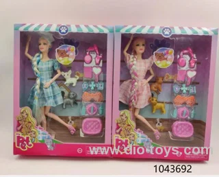 11 inch doll set/2 asstd