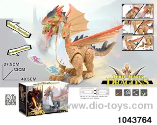 DIY disassembly and assembly of B/O dinosaurs in color box