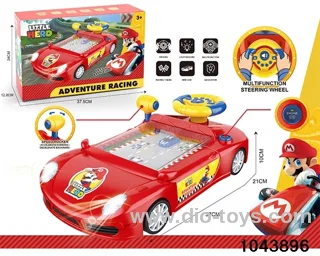 Electric side game console (lighting+music) in color box