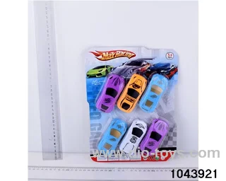 pull back car in Blister card