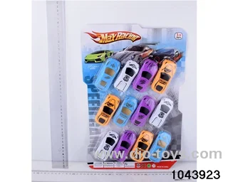 pull back car in Blister card