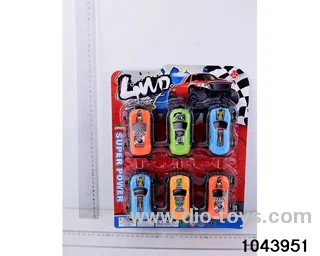 pull back car in Blister card