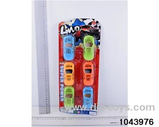 pull back car in Blister card