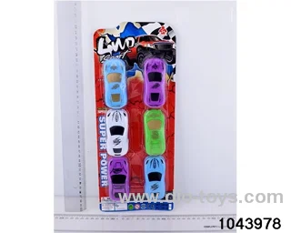 pull back car in Blister card