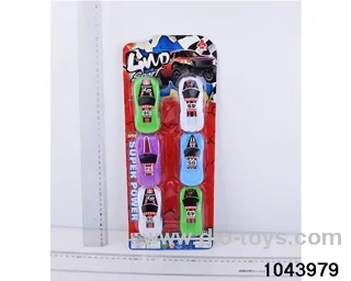pull back car in Blister card