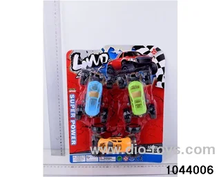 pull back car in Blister card