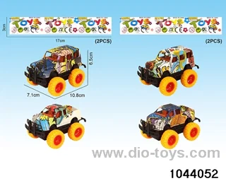 friction car in pp bag