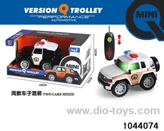 mini-Toyota FJ41 2ch RC police car